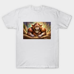 Angry, pumped-up squirrel with nuts T-Shirt